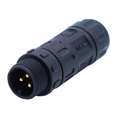 M20 Ip67 Panel Mount Connector Self Locking Screw Male Outdoor สําหรับไฟ LED