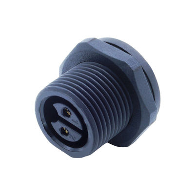 พานล์ Mount Socket M20 2-4 Pin Screw Type เครื่องเชื่อม LED กันน้ํา IP67