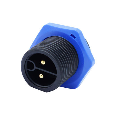 พานล์ Mount Socket M20 2-4 Pin Screw Type เครื่องเชื่อม LED กันน้ํา IP67