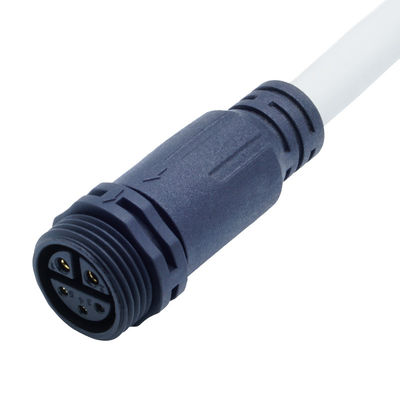 ชายด้านหลังแพนเนล Mount Socket M20 2-4 Pin สกรูชนิด กันน้ํา LED IP67 เครื่องเชื่อม