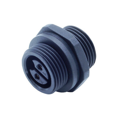 ชายด้านหลังแพนเนล Mount Socket M20 2-4 Pin สกรูชนิด กันน้ํา LED IP67 เครื่องเชื่อม