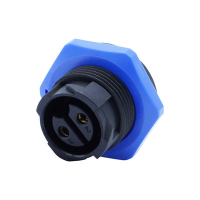 ชายด้านหลังแพนเนล Mount Socket M20 ปิดตัวเอง กันน้ํา LED IP67 Connectors