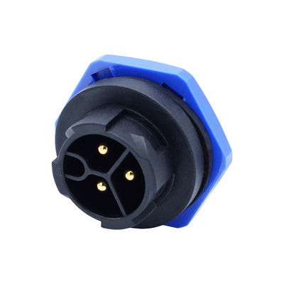 ชายด้านหลังแพนเนล Mount Socket M20 ปิดตัวเอง กันน้ํา LED IP67 Connectors