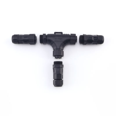 ประกอบชนิดสกรู Tee 3 ทาง เครื่องเชื่อมกันน้ํา, M25 IP68 ความดันสูงภายนอก LED สตั๊กไฟฟ้ากันน้ํา