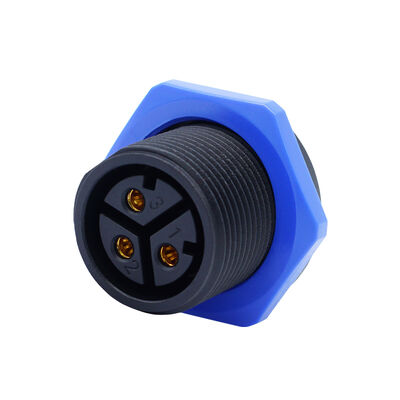 Customized Nylon Plug IP68 Panel Mount M25 Screw Assembly Outdoor Lighting Connectors